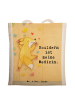 Mr. & Mrs. Panda Shopping Tasche Fuchs Bouldern Design mit Spruch in Weiß