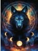 Ravensburger Puzzle 500 Teile Leuchtender Wolf Ab 10 Jahre in bunt