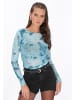 myMo ROCKS Women Blouse in aqua multicolor