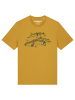 wat? Apparel T-Shirt Gnome Footprint in Ocker