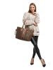 Carlo Colucci Shopper Eccli in Braun