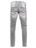 Rusty Neal Jeans Hose "TORI" Slim Fit Destroyed Denim in Light Grey Used