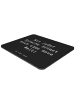 Mr. & Mrs. Panda Mousepad Spruch Sprachen lernen mit Spruch in Schwarz