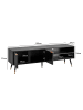 FineBuy TV- und Lowboards in Schwarz / Spanplatte / 150x39x51