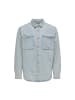 Only&Sons Langarmhemd in Light Blue Denim