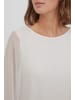 Fransa Langarmbluse FRDAJAPLISSE 1 Blouse - 20609985  Langarmbluse mit Rundhalsausschnitt in weiß