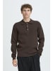 CASUAL FRIDAY Strickpullover CFABEL MILANO POLO KNIT in Braun