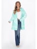 IZIA Women Cardigan in aqua