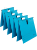 Herlitz Hängehefter 230g/qm blau Packung mit 5 Stück