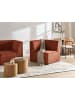 Beliani Sofaelement LEMVIG in Braun - (W) 83 x (H) 78 x (L) 83 cm rechtsseitig