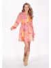 IZIA Women Dress in orange multicolor