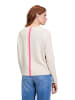 CARTOON Strickpullover mit Rundhalsausschnitt in Cream/Pink
