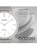 Oozoo Armbanduhr Oozoo Vintage Series silber groß (ca. 44mm)