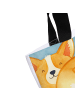 Mr. & Mrs. Panda Shopper Corgi Po Design mit Spruch in Weiß