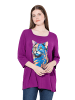 Ulla Popken Shirt in brombeere