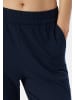 Schiesser Schlafanzug Hose Mix & Relax Cotton in Dunkelblau