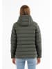 myMo Wattierte Winterjacke in Dunkeloliv