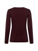 brookshire Langarmshirt in bordeaux