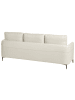 Beliani 3-Sitzer Sofa CILENS in Beige/Silber - (W) 152 x (H) 93 x (L) 73 cm