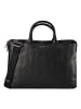 Mandarina Duck Mellow Urban Handtasche Leder 40 cm Laptopfach in nero