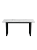 ebuy24 Essgruppe Tilst (5-teilig) Schwarz 160 x 90 cm