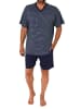 NORMANN Kurzarm Schlafanzug Shorty Pyjama - 78132 in grün