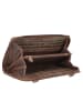 Greenburry Vintage Clutch Geldbörse RFID Schutz Leder 21 cm brown