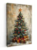OnlyWow Leinwand Bilder Rostfarben