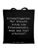 Mr. & Mrs. Panda Shopper Spruch Altenpflegerin Fitness mit Spruch in Schwarz