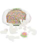 Nabbi BioBeads Schulset, 30.000 Stk, 21 Stiftplatten, Pastell Mix - ab 5 Jahren