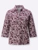 WITT WEIDEN Poloshirt in orchidee-ecru-bedruckt