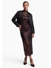 Zero  Langarm-Shirt mit Pailletten in Black/Brown
