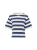 Marie Lund T-Shirt in indigo ecru - 0010