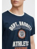 BLEND T-Shirt BHOrion in Mittelblau