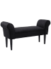 HOMCOM Sitzbank in Schwarz 102L x 36B x 51H cm