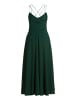 Vera Mont Abendkleid mit Volant in Dark Moss