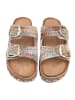 Ital-Design Sandale & Sandalette in Beige und Gold