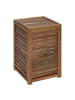 5five Simply Smart Holzkorb für Wäsche ACACIA, 65 l in Braun, 40,3 x 40,3 x 60 cm