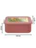 Mr. & Mrs. Panda Lunch Box Otter Kind Design mit Spruch in Rot Pastell