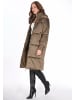 faina Women Coat in brown bronze