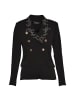 Roberto Geissini Lilie Ornament Blazer Schwarz