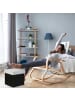 relaxdays Sitzhocker - (B)35 x (H)35 x (T)35 cm