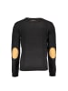 GianMarco Venturi Schwarzer Baumwoll-Pullover