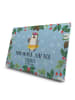 Mr. & Mrs. Panda Adventskalender Pinguin Kokosnuss mit Spruch in Eisblau