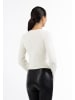 faina Damen Strick Pullover in WOLLWEISS