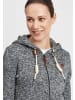 Oxmo Kapuzensweatjacke OXThory in Grau