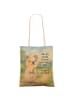 Mr. & Mrs. Panda Tasche Quokka Happy Design mit Spruch in Weiß