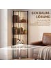 HOMCOM Bücherregal in Rustikal Braun 32L x 32B x 147H cm