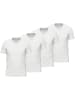 Seidensticker Seidensticker 4er Pack Herren T-Shirt 1/2 Arm in weiss