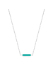 Ania Haie Kette The Turquoise Emaille Pendant in silber